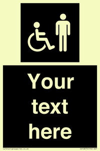 Custom information: black panel disabled and male